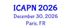 International Conference on Ageing, Psychology and Neuroscience (ICAPN) December 30, 2026 - Paris, France