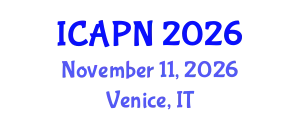 International Conference on Ageing, Psychology and Neuroscience (ICAPN) November 11, 2026 - Venice, Italy