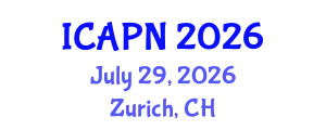 International Conference on Ageing, Psychology and Neuroscience (ICAPN) July 29, 2026 - Zurich, Switzerland