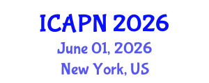 International Conference on Ageing, Psychology and Neuroscience (ICAPN) June 01, 2026 - New York, United States