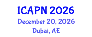 International Conference on Ageing, Psychology and Neuroscience (ICAPN) December 20, 2026 - Dubai, United Arab Emirates