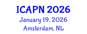 International Conference on Ageing, Psychology and Neuroscience (ICAPN) January 19, 2026 - Amsterdam, Netherlands