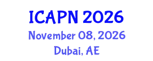 International Conference on Ageing, Psychology and Neuroscience (ICAPN) November 08, 2026 - Dubai, United Arab Emirates