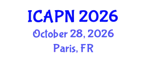 International Conference on Ageing, Psychology and Neuroscience (ICAPN) October 28, 2026 - Paris, France