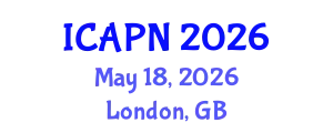 International Conference on Ageing, Psychology and Neuroscience (ICAPN) May 18, 2026 - London, United Kingdom