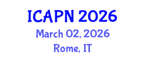 International Conference on Ageing, Psychology and Neuroscience (ICAPN) March 02, 2026 - Rome, Italy