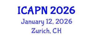 International Conference on Ageing, Psychology and Neuroscience (ICAPN) January 12, 2026 - Zurich, Switzerland