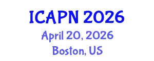 International Conference on Ageing, Psychology and Neuroscience (ICAPN) April 20, 2026 - Boston, United States