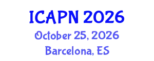 International Conference on Ageing, Psychology and Neuroscience (ICAPN) October 25, 2026 - Barcelona, Spain