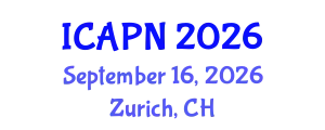 International Conference on Ageing, Psychology and Neuroscience (ICAPN) September 16, 2026 - Zurich, Switzerland