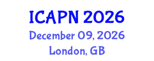 International Conference on Ageing, Psychology and Neuroscience (ICAPN) December 09, 2026 - London, United Kingdom
