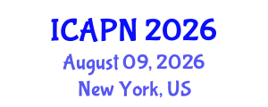 International Conference on Ageing, Psychology and Neuroscience (ICAPN) August 09, 2026 - New York, United States