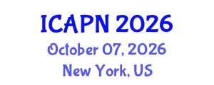 International Conference on Ageing, Psychology and Neuroscience (ICAPN) October 07, 2026 - New York, United States
