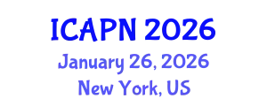 International Conference on Ageing, Psychology and Neuroscience (ICAPN) January 26, 2026 - New York, United States