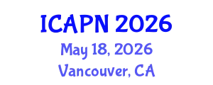 International Conference on Ageing, Psychology and Neuroscience (ICAPN) May 18, 2026 - Vancouver, Canada