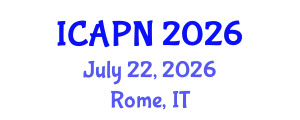 International Conference on Ageing, Psychology and Neuroscience (ICAPN) July 22, 2026 - Rome, Italy