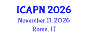 International Conference on Ageing, Psychology and Neuroscience (ICAPN) November 11, 2026 - Rome, Italy