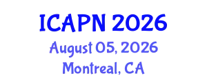 International Conference on Ageing, Psychology and Neuroscience (ICAPN) August 05, 2026 - Montreal, Canada