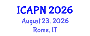 International Conference on Ageing, Psychology and Neuroscience (ICAPN) August 23, 2026 - Rome, Italy