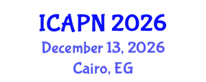 International Conference on Ageing, Psychology and Neuroscience (ICAPN) December 13, 2026 - Cairo, Egypt