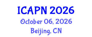 International Conference on Ageing, Psychology and Neuroscience (ICAPN) October 06, 2026 - Beijing, China