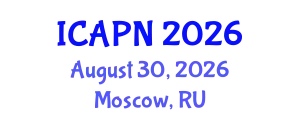 International Conference on Ageing, Psychology and Neuroscience (ICAPN) August 30, 2026 - Moscow, Russia