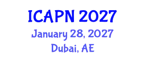 International Conference on Ageing, Psychology and Neuroscience (ICAPN) January 28, 2027 - Dubai, United Arab Emirates