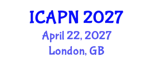 International Conference on Ageing, Psychology and Neuroscience (ICAPN) April 22, 2027 - London, United Kingdom