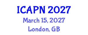 International Conference on Ageing, Psychology and Neuroscience (ICAPN) March 15, 2027 - London, United Kingdom