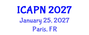 International Conference on Ageing, Psychology and Neuroscience (ICAPN) January 25, 2027 - Paris, France