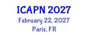 International Conference on Ageing, Psychology and Neuroscience (ICAPN) February 22, 2027 - Paris, France