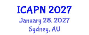 International Conference on Ageing, Psychology and Neuroscience (ICAPN) January 28, 2027 - Sydney, Australia