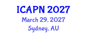International Conference on Ageing, Psychology and Neuroscience (ICAPN) March 29, 2027 - Sydney, Australia