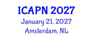 International Conference on Ageing, Psychology and Neuroscience (ICAPN) January 21, 2027 - Amsterdam, Netherlands