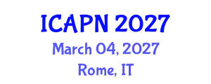 International Conference on Ageing, Psychology and Neuroscience (ICAPN) March 04, 2027 - Rome, Italy
