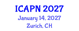 International Conference on Ageing, Psychology and Neuroscience (ICAPN) January 14, 2027 - Zurich, Switzerland