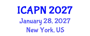 International Conference on Ageing, Psychology and Neuroscience (ICAPN) January 28, 2027 - New York, United States