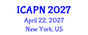 International Conference on Ageing, Psychology and Neuroscience (ICAPN) April 22, 2027 - New York, United States