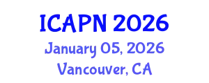 International Conference on Ageing, Psychology and Neuroscience (ICAPN) January 05, 2026 - Vancouver, Canada