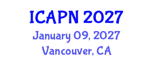 International Conference on Ageing, Psychology and Neuroscience (ICAPN) January 09, 2027 - Vancouver, Canada