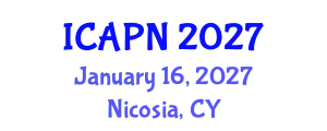 International Conference on Ageing, Psychology and Neuroscience (ICAPN) January 16, 2027 - Nicosia, Cyprus