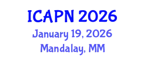 International Conference on Ageing, Psychology and Neuroscience (ICAPN) January 19, 2026 - Mandalay, Myanmar