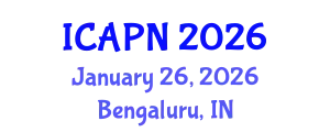 International Conference on Ageing, Psychology and Neuroscience (ICAPN) January 26, 2026 - Bengaluru, India