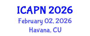 International Conference on Ageing, Psychology and Neuroscience (ICAPN) February 02, 2026 - Havana, Cuba