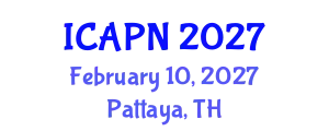 International Conference on Ageing, Psychology and Neuroscience (ICAPN) February 10, 2027 - Pattaya, Thailand