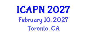 International Conference on Ageing, Psychology and Neuroscience (ICAPN) February 10, 2027 - Toronto, Canada