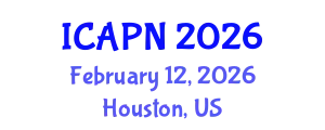 International Conference on Ageing, Psychology and Neuroscience (ICAPN) February 12, 2026 - Houston, United States