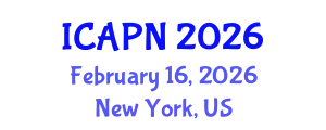 International Conference on Ageing, Psychology and Neuroscience (ICAPN) February 16, 2026 - New York, United States
