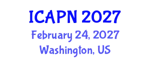 International Conference on Ageing, Psychology and Neuroscience (ICAPN) February 24, 2027 - Washington, United States