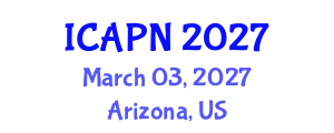 International Conference on Ageing, Psychology and Neuroscience (ICAPN) March 03, 2027 - Arizona, United States